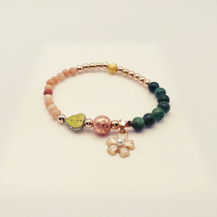 The Flower and Leaf Bracelet