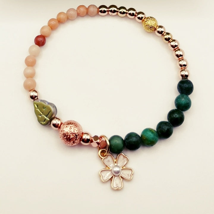 The Flower and Leaf Bracelet