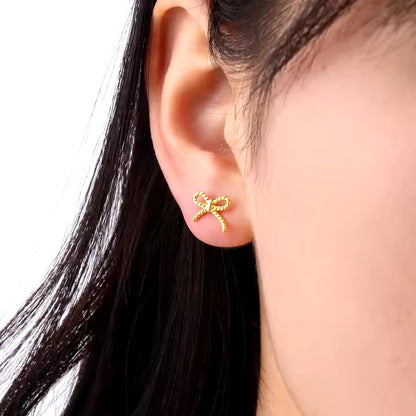 Tiny Bow Earrings