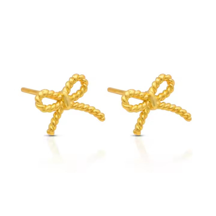 Tiny Bow Earrings