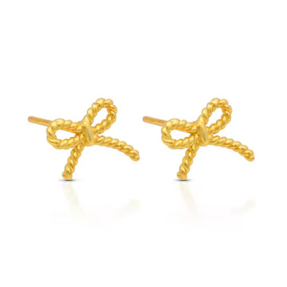 Tiny Bow Earrings